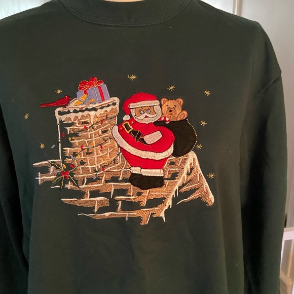Like New Sweatshirt with Christmas Decor - Picture 2 of 4